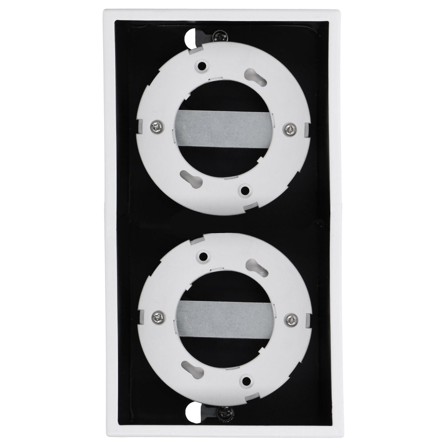 LED's Light Cube LED Plafondlamp - 2 lichtpunten - Draaibaar licht - Staal - 20 x 8 cm - Wit