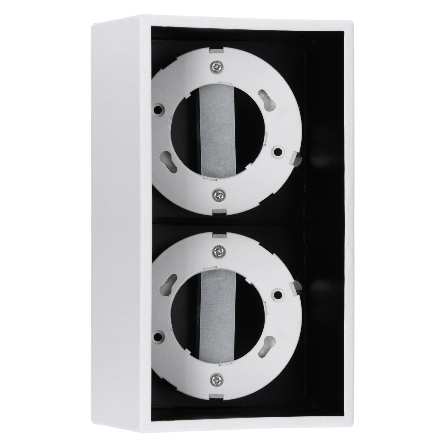 LED's Light Cube LED Plafondlamp - 2 lichtpunten - Draaibaar licht - Staal - 20 x 8 cm - Wit