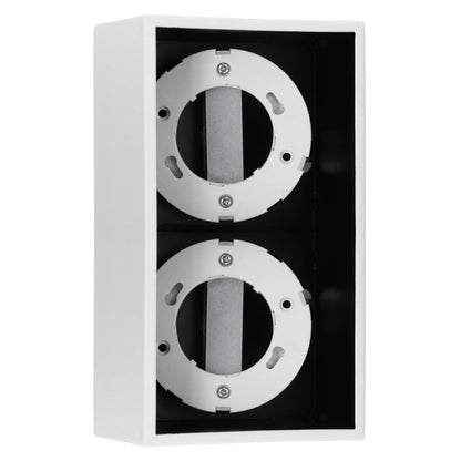 LED's Light Cube LED Plafondlamp - 2 lichtpunten - Draaibaar licht - Staal - 20 x 8 cm - Wit