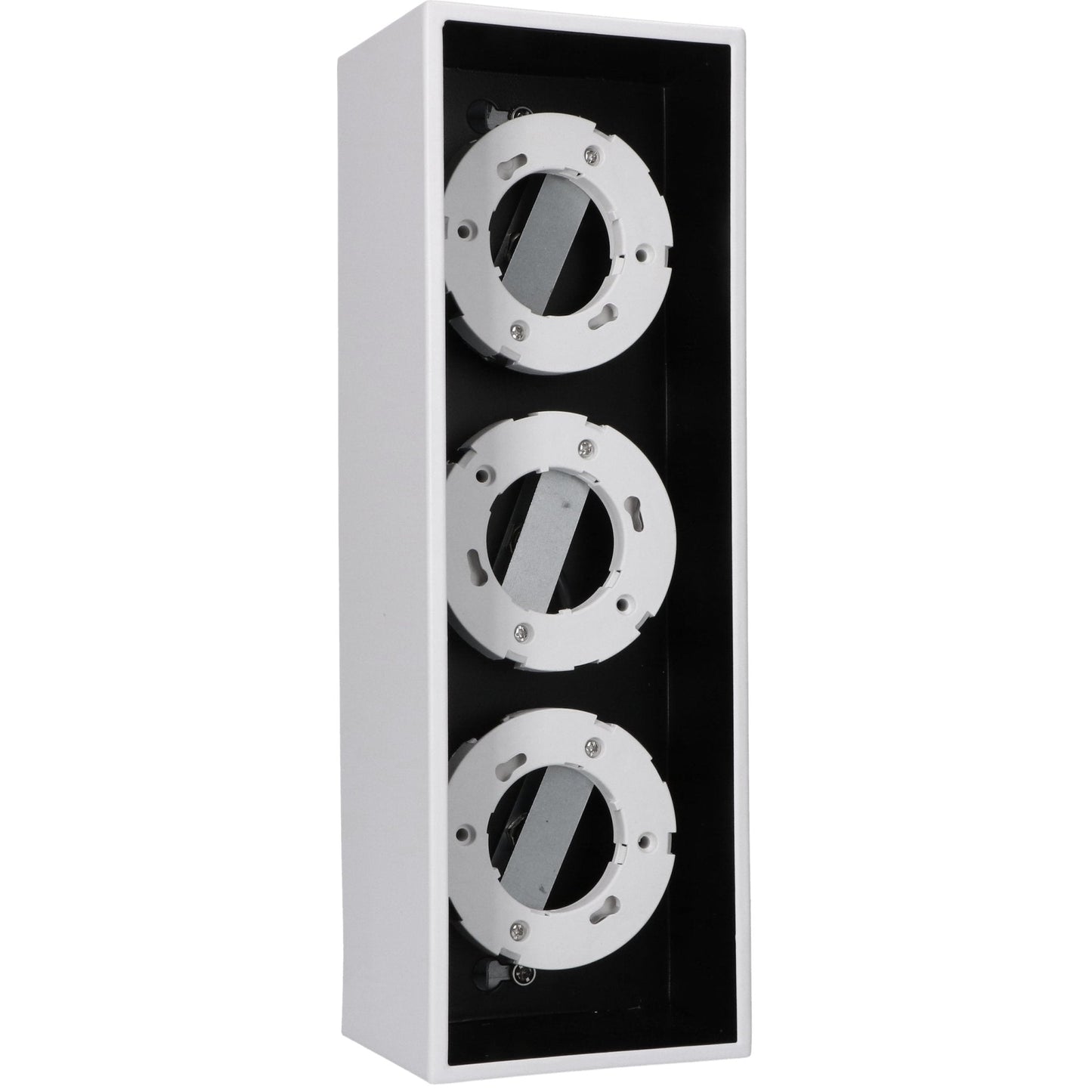 LED's Light Cube LED Plafondlamp - 3 lichtpunten - Draaibaar licht - Staal - 30 x 8 cm - Wit