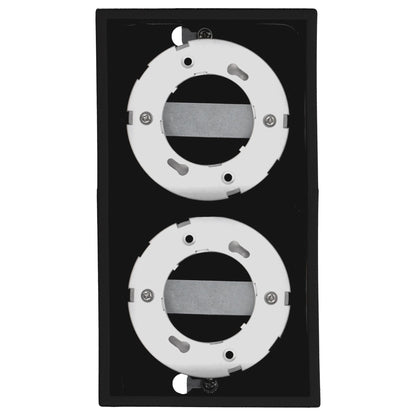 LED's Light Cube LED Plafondlamp - 2 lichtpunten - Draaibaar licht - Staal - 20 x 8 cm - Zwart