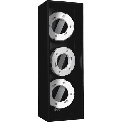 LED's Light Cube LED Plafondlamp - 3 lichtpunten - Draaibaar licht - Staal - 30 x 8 cm - Zwart