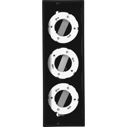 LED's Light Cube LED Plafondlamp - 3 lichtpunten - Draaibaar licht - Staal - 30 x 8 cm - Zwart