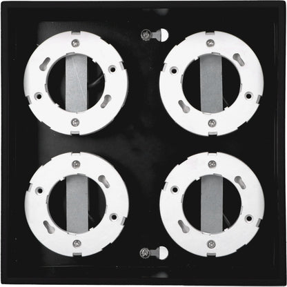 LED's Light Cube LED Plafondlamp - 4 lichtpunten - Draaibaar licht - Staal - 20 x 20 cm - Zwart