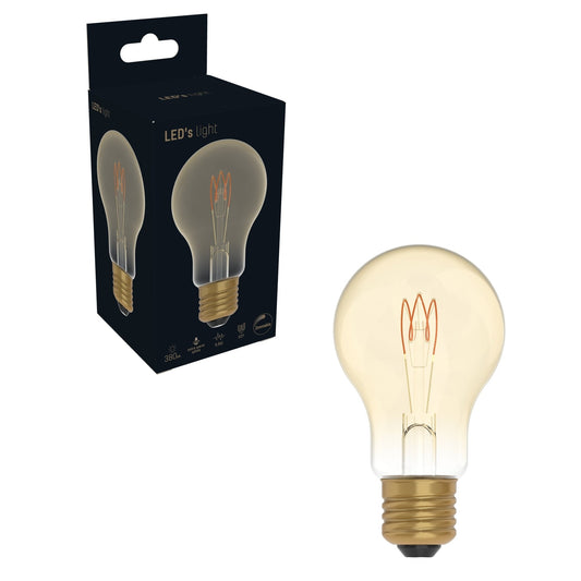 Comnox - LED Filament Lamp E27 Goud - Warm, Dimbaar Licht - Energiezuinig, Duurzaam - 1800 K - 136 Lumen