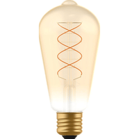 Comnox - DecoDim LED Lamp Goud E27 - Vintage sfeer met extra warm licht - ST64 Edison