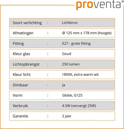 DecoDim Mega LED Lamp met tekst E27 - Love - Dimbaar extra warm wit - Globe