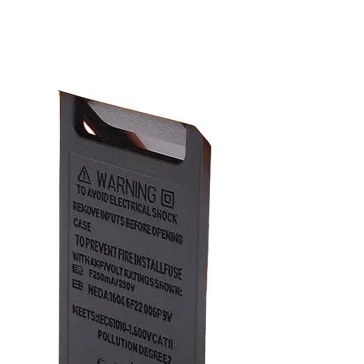 Elektrische component met waarschuwing label NEDA CATII