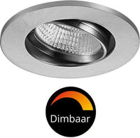 Comnox - LED's Light Pro LED Inbouwspot - DimToWarm & Kantelbaar - Nikkel