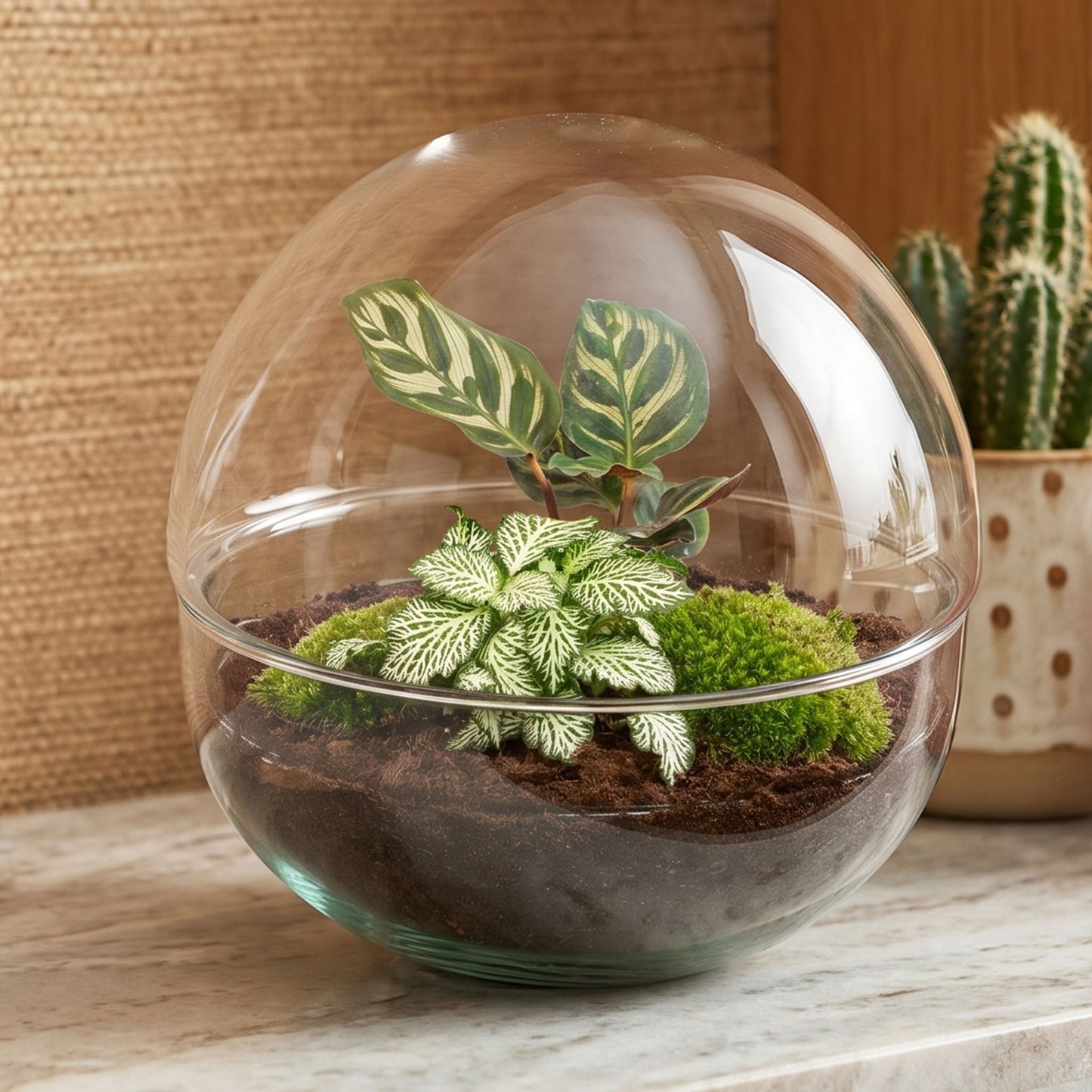 Comnox - Dome - DIY Terrarium Kit - Zelfregulerend Ecosysteem - 20 cm