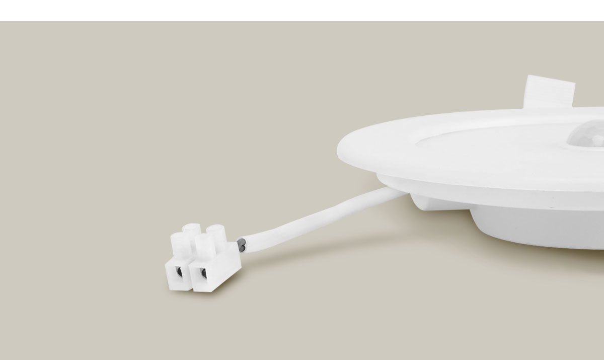 Downlight - inbouwspot Ø 17cm | LED 12W + IR bewegingssensor | daglichtwit 6000K 230V