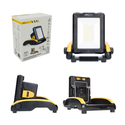 LED's Work 18V Draadloze LED Werklamp 2900 - Werkt op accu van Makita, Bosch, Dewalt, Milwaukee, Metabo – IP54