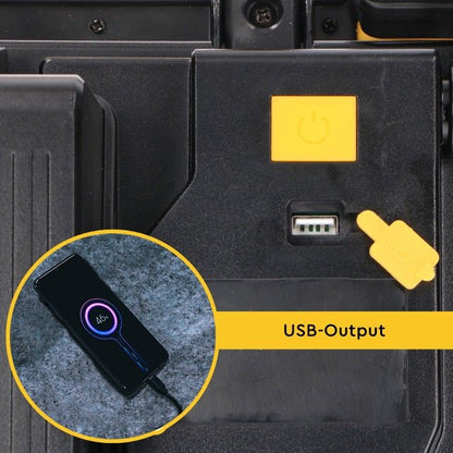 LED's Work Draadloze LED Bouwlamp 5200 - Werkt op accu's van Makita, Bosch, Dewalt, Milwaukee, Metabo – IP54