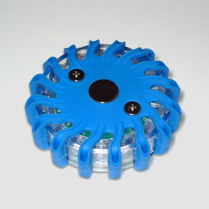 Comnox - LED Zwaailamp Blauw - Onmiddellijk zichtbaar SOS signaal - Waterdicht IP67 - Magnetisch - 9 standen - 220 gram