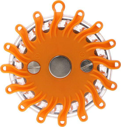 LED's Light Draadloze LED Zwaailamp op Batterijen - 9 standen - Magnetisch & Waterdicht - Oranje