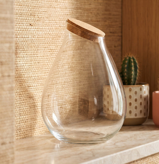 Comnox - Drop XXL Terrarium Fles - Creëer uw eigen mini-ecosysteem - 34 cm