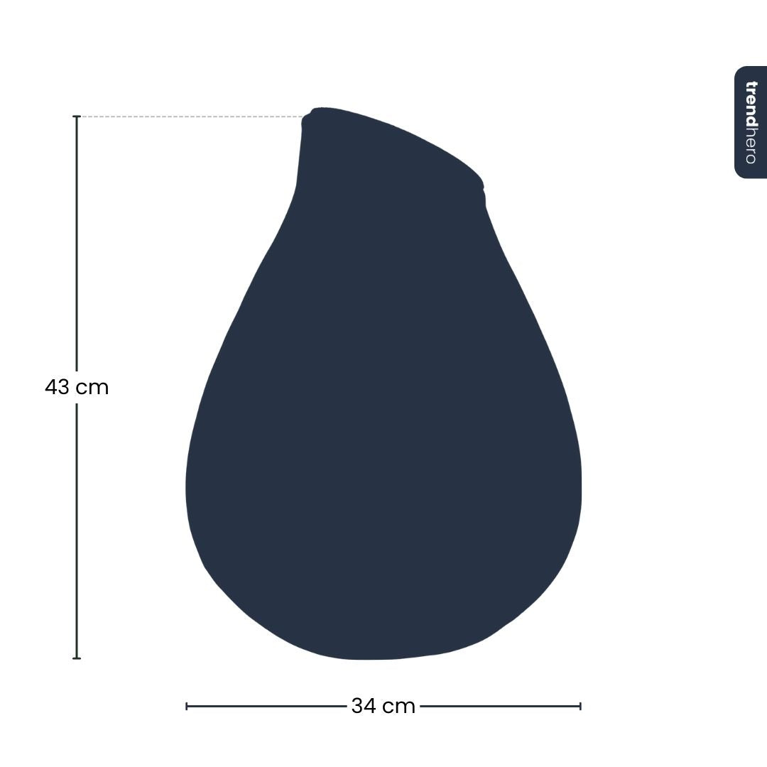 Terrarium bottle 'Drop XXL' with cork - Closed terrarium Ø 34 cm ↑ 43 cm