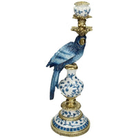Comnox - Dutch Blue Parrot - Exotische Kaarsenhouders - 40 cm