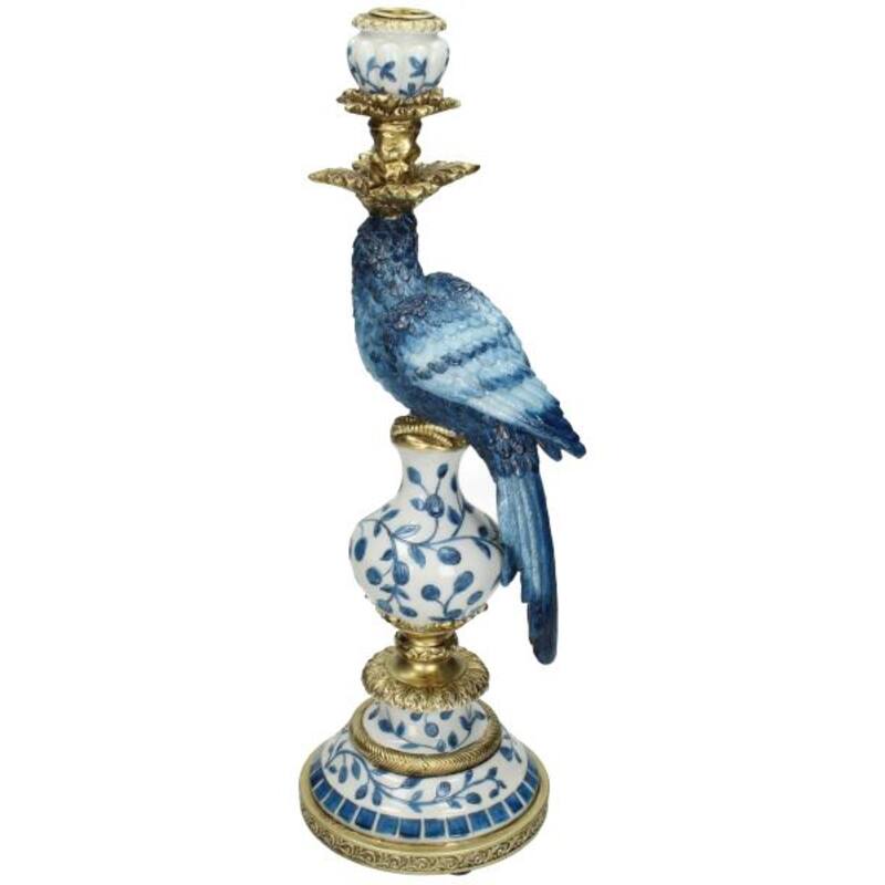 Candleholder - Dutch Blue Parrot ↑ 40 cm - Right