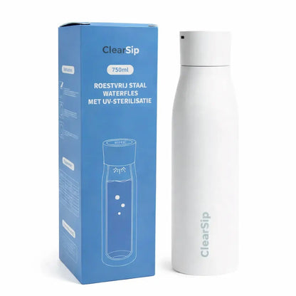 Slimme Waterfles – UV‑C zelfreinigend & drinkherin... - ClearSip