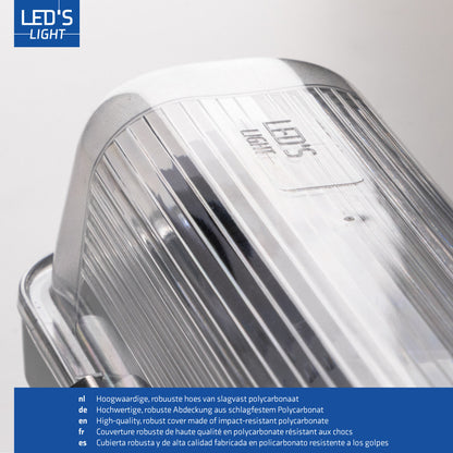 2 PACK - LED's Light Complete LED TL lamp met LED buis 150 cm - Binnen en buiten - 3060lm - 16.5W - 4000K