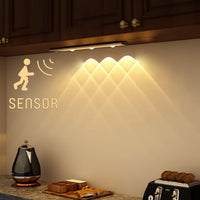 Comnox - LED's Light EasyFix Kastverlichting - Draadloos met RGB en Bewegingssensor - 35 cm