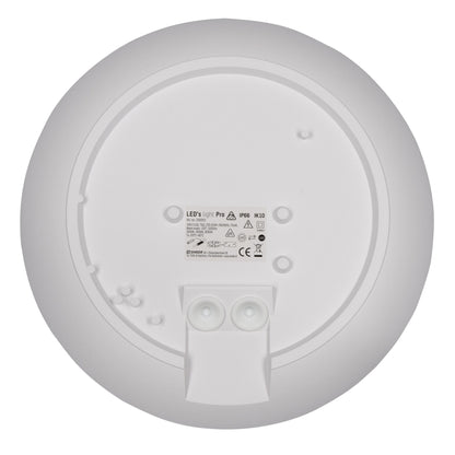 De witte wandlamp toont drie kleuren: warm wit (3000K), neutraal wit (4000K) en koud wit (6000K), ideaal voor flexibele verlichting in woon- en werkomgevingen. Inzoom op de technische specificaties en aansluitingen.