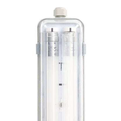 LED's Light Dubbele LED TL lamp 60 cm - compleet met LED buizen - Binnen en buiten - 2200 lm - 2x6W - 4000K