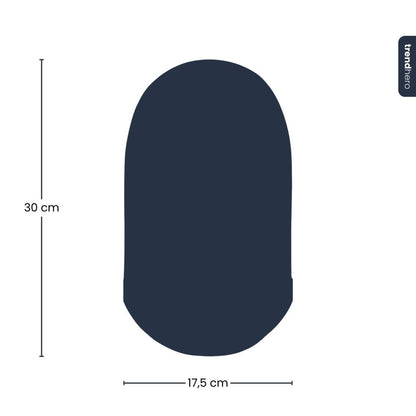 Terrarium bottle ‘Egg XL’ – Two-part glass dome – Closed terrarium Ø 17.5 cm ↑ 30 cm