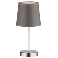 Comnox - Eleganto LED Tafellamp - Stijlvol design met voetschakelaar - Grijs 32 cm