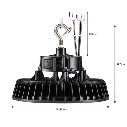 Probay+ - LED High Bay 200W - Dimbaar met schakelaar - Voor hoge plafonds - 30000 lm