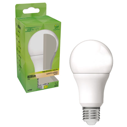 Comnox - E27 LED Lamp - Warm wit verlichtingslamp - 95% energiebesparing - 25 jaar levensduur - 3000K - 5W