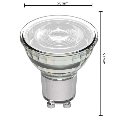 Elite LED Lamp met GU10 fitting - Gaat tot 25 jaar mee - 2W/50W - 345 lm - Warm wit