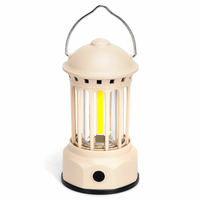 Comnox - LED Noodlamp met Ophanghaak - Warmwit Licht - Beige Retro Stijl