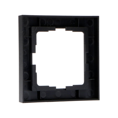 Enkel frame zwart voor wandcontactdoos - 55 x 55 mm