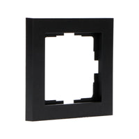 Comnox - Enkel frame zwart voor wandcontactdoos - Strakke afwerking - 55 x 55 mm