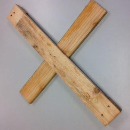 Houten kruis kerstboomstandaard