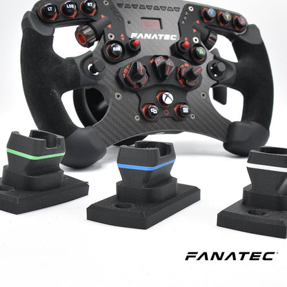 Fanatec QR2 Quick Release Striped Wheel Mount voor Sim Rig