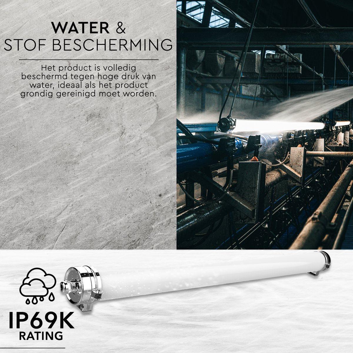 FarmPro LED TL armatuur 150 cm  - Agrarische LED TL verlichting  - Ammoniak- en waterbestendig  - IP69K