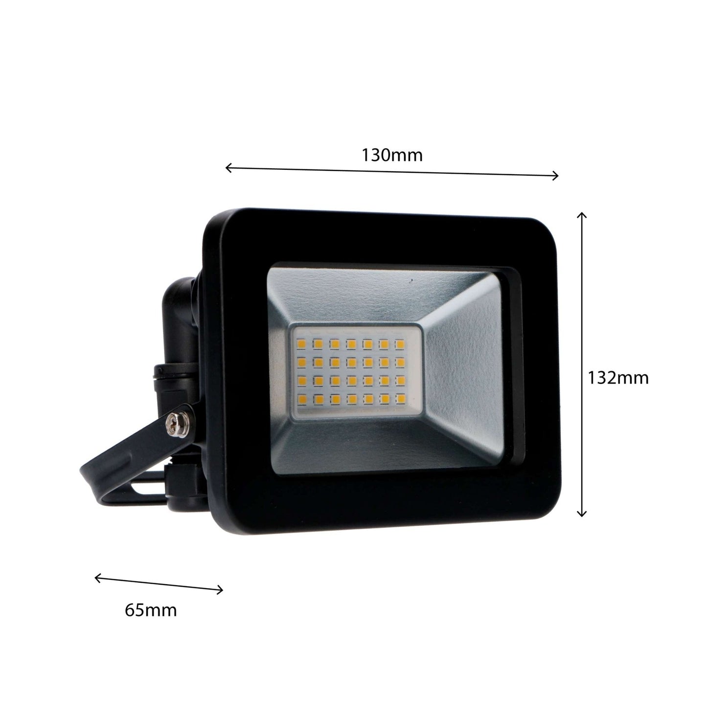LED's Light Verstralers 2200 - Waterdicht IP65 - 20W - Zwart