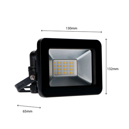 LED's Light Verstralers 2200 - Waterdicht IP65 - 20W - Zwart