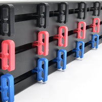Platte Kabelmanagement Clips voor Sim Rig | Extrusieprofiel 4040 / 4080 / 8020 | Sim Racing Accessoires