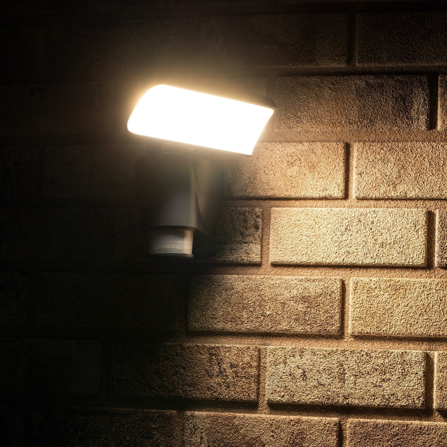 Comnox - LED Schijnwerper Hué - Automatische Bewegingsvolging - Antraciet - 18W - Neutraal Wit Licht - 120° Stralingshoek