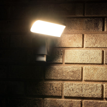 Comnox - LED Schijnwerper Hué - Automatische Bewegingsvolging - Antraciet - 18W - Neutraal Wit Licht - 120° Stralingshoek