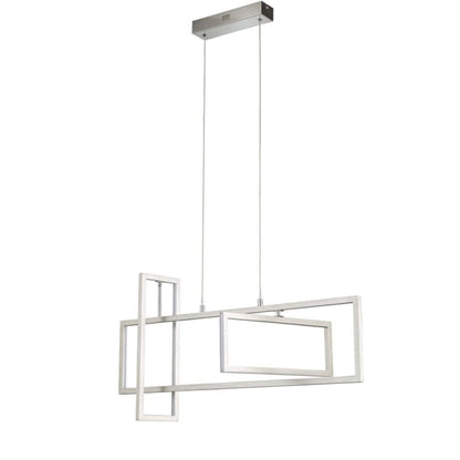 Frame LED Hanglamp - Draaibaar warm wit licht - In hoogte verstelbaar - Vierkant