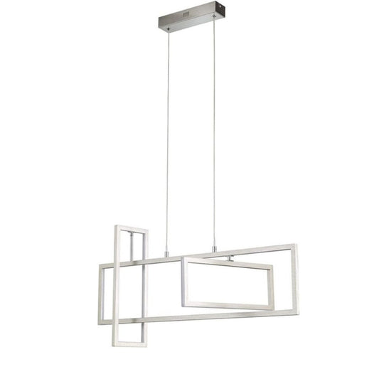 Frame LED Hanglamp - Draaibaar warm wit licht - In hoogte verstelbaar - Vierkant