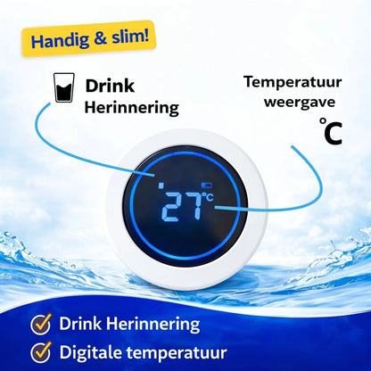Slimme Waterfles – UV‑C zelfreinigend & drinkherin... - ClearSip