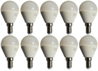 Comnox - E14 LED Kogellamp 10 stuks - Direct vervanger zonder voorschakelapparatuur - Warm wit 3000K - Efficiënt energieverbruik - Compacte maat