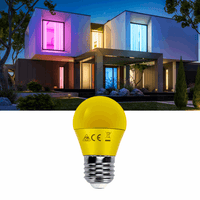 Comnox - G45 Kogellamp Geel - Warme zonnige sfeer voor feest & decoratie - E27 LED 4W - 230V