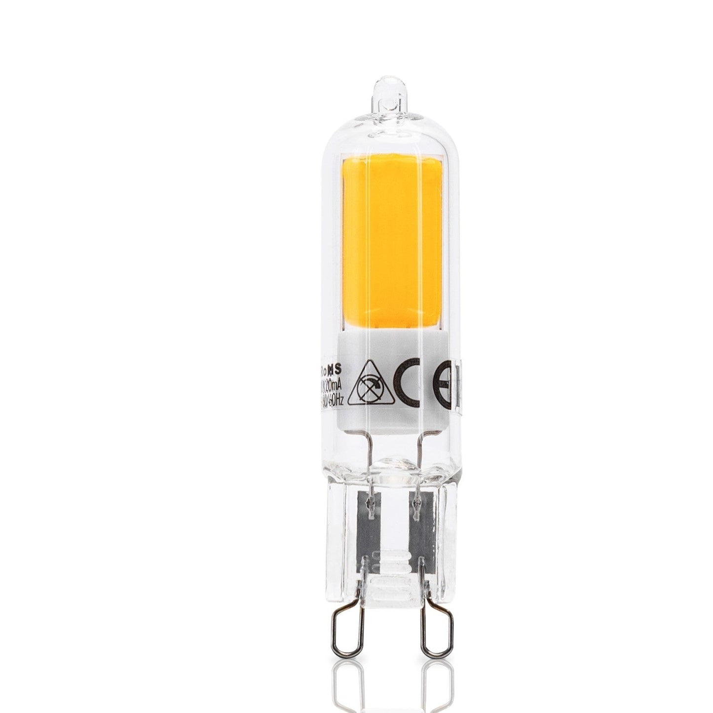 Comnox - G9 steeklampje - Energiezuinig licht voor elke armatuur - Warm wit 3000K - 2,2W - 250 lumen - LED - 5 stuks
